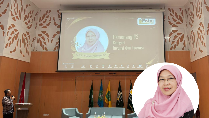 Inovasi Terbaik Diakui Nasional! Prof. Dwiyati Raih Pemenang #2 Kategori Invensi dan Inovasi PATPI Award 2025