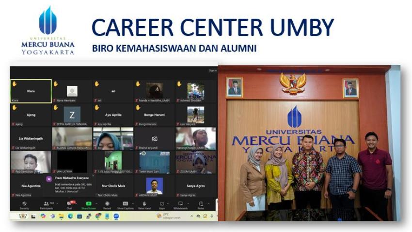 Career Center UMBY Selenggarakan Pembekalan Perencanaan Karir dan Pengenalan Dunia Kerja untuk Calon Wisudawan dan Wisudawati