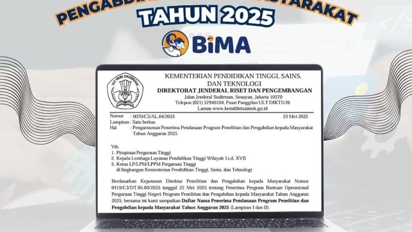 Selamat dan Sukses! Dosen Fakultas Agroindustri Penerima Pendanaan Program Penelitian dan Pengabdian Masyarakat Tahun 2025