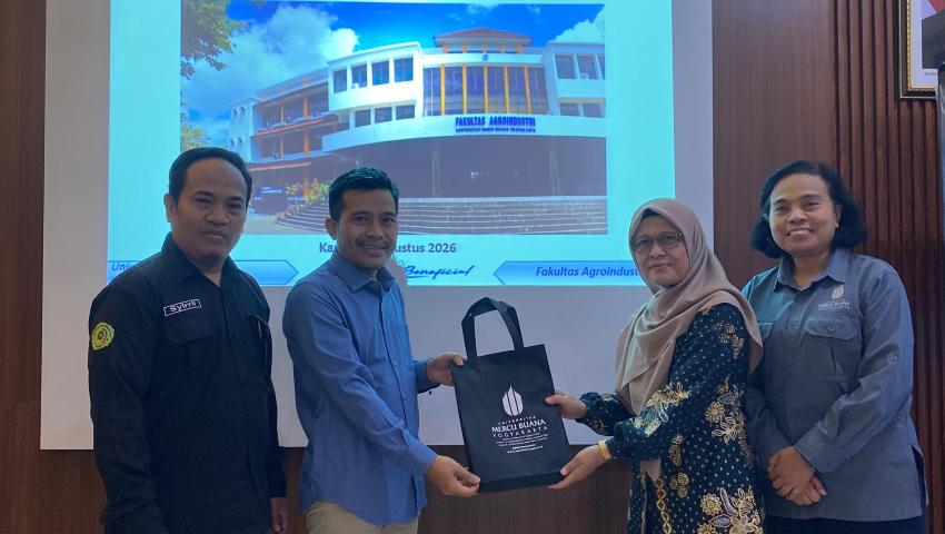 Jajaki Kerja Sama, Fakultas Pertanian Universitas Muhammadiyah Mataram Kunjungi Fakultas Agroindustri UMBY